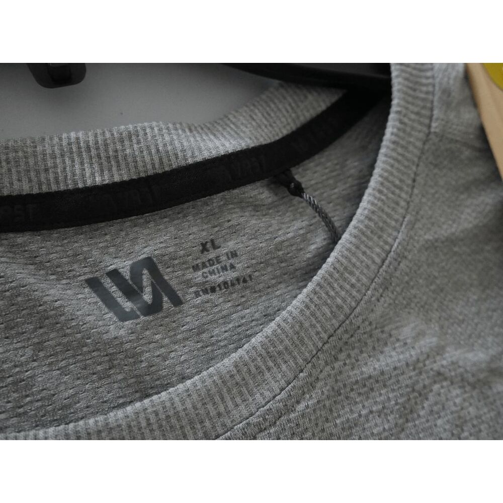VRST Men's Circuit Seamless Space Dye UPF 30+ Tank Top Grey XL - Picture 6 of 8
